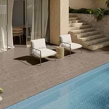 Era Caramel Brown 24x36 2CM Limestone Look Matte Porcelain Paver