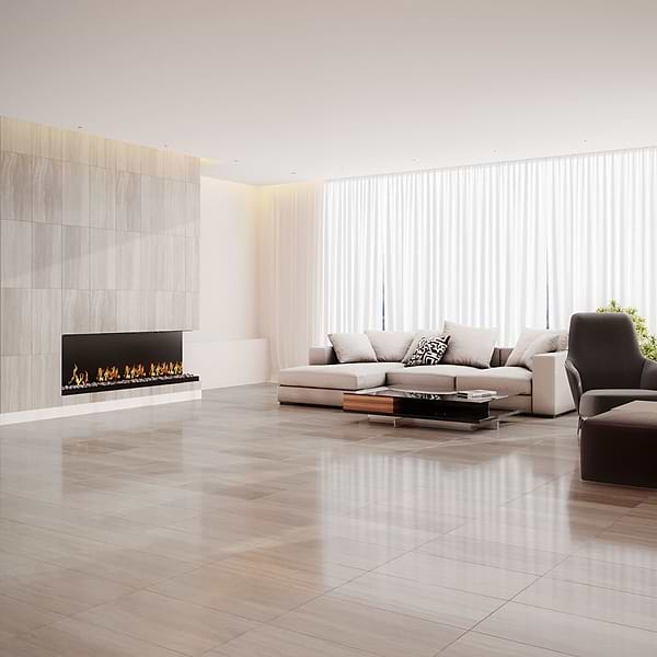 Nashville Beige 12x24 Travertine Look Polished Porcelain Tile