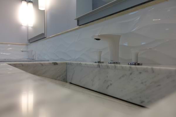 Billowy Clouds White 12x36 Polished Ceramic Wall Tile