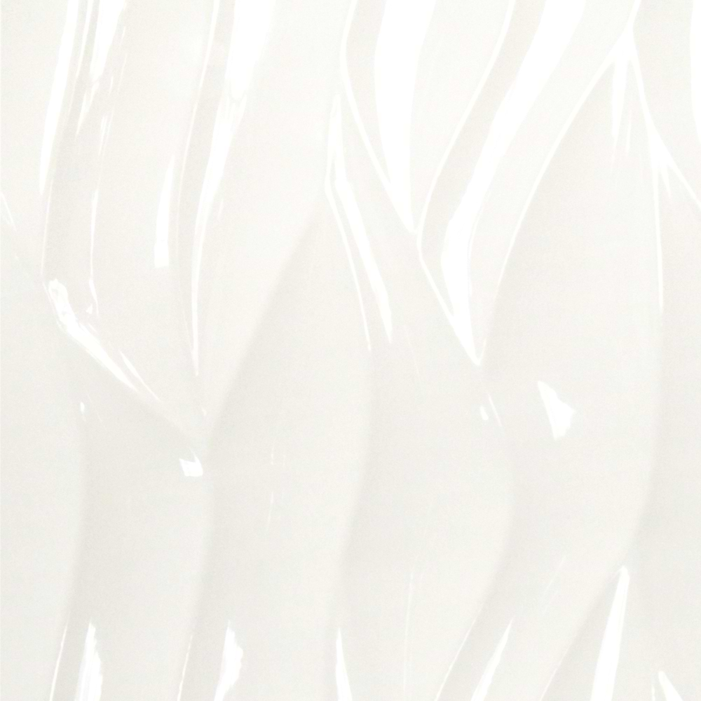 Billowy Clouds White 12x36 Polished Ceramic Wall Tile