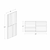 Sydney White 8x16 3D Glossy and Matte Mixed Finish Ceramic Tile