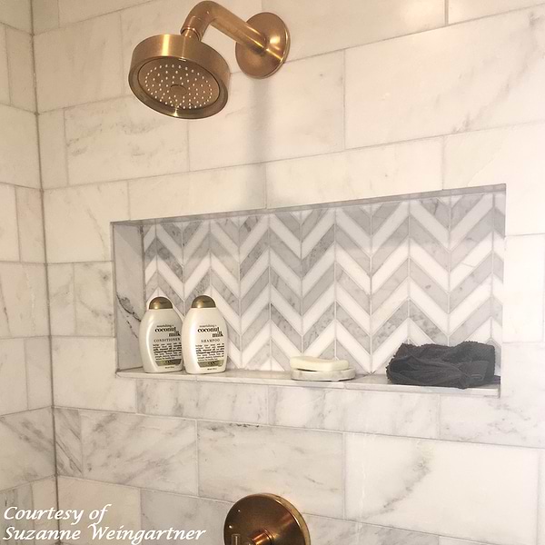 Talon White Carrera and Thassos From Suzanne Weingartner