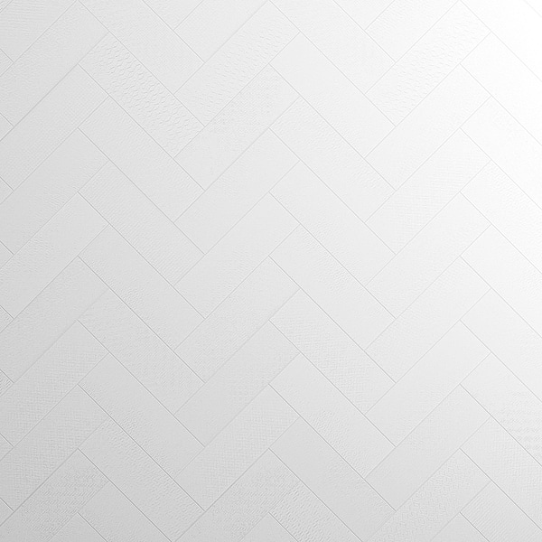 Tessuto White 4x12 Porcelain Matte Subway Tile for Wall & Floor