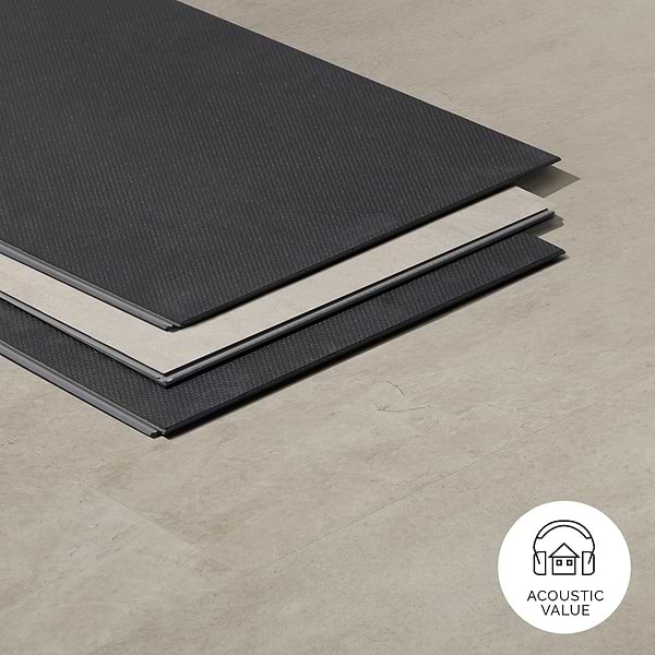 Optoro Trail Slate Beige 28mil Wear Layer Rigid Core Click 12x24 Luxury Vinyl Tile