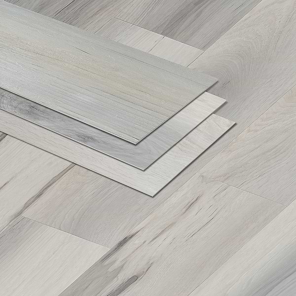 Sky Hickory Bliss 12mil Glue Down 6x48 Luxury Vinyl Plank Flooring
