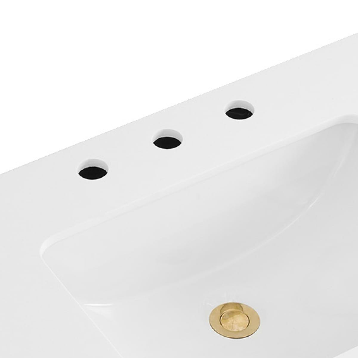 James Martin Vanities Olena Light Mappa 48" Single Vanity with White Quartz Top