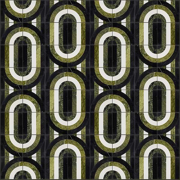 Arc Soul 12x12 Polished Marble By Elizabeth Sutton: Pattern 1