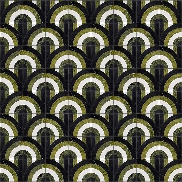 Arc Soul 12x12 Polished Marble By Elizabeth Sutton: Pattern 30