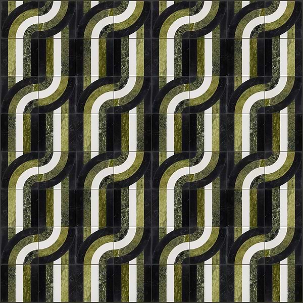 Arc Soul 12x12 Polished Marble By Elizabeth Sutton: Pattern 35