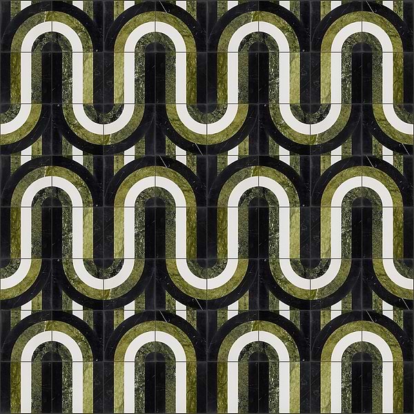 Arc Soul 12x12 Polished Marble By Elizabeth Sutton: Pattern 9
