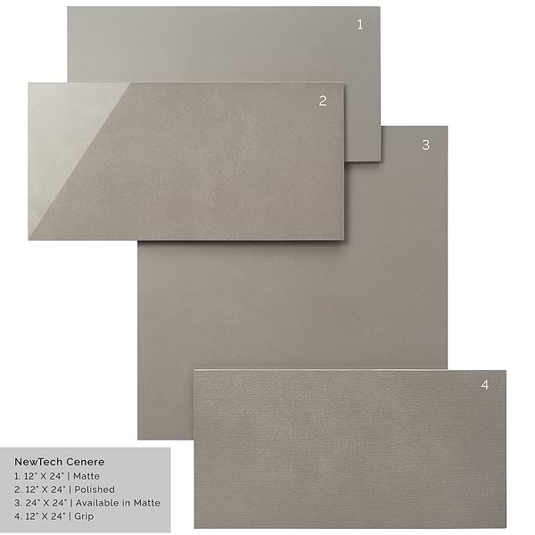 NewTech Cenere 12x24 Grip Porcelain Tile 
