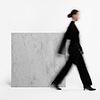 Autograph Caldia Oro White 48x48 Marble Look Satin Porcelain Tile