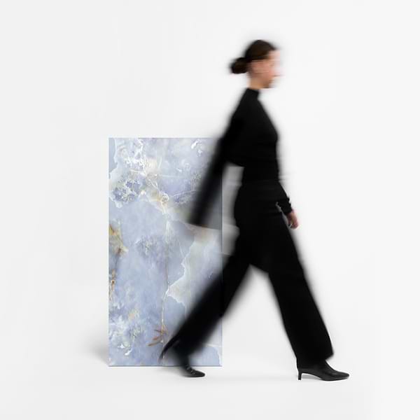 Lumina Onyx Caspian Blue 24x48 Polished Porcelain Tile
