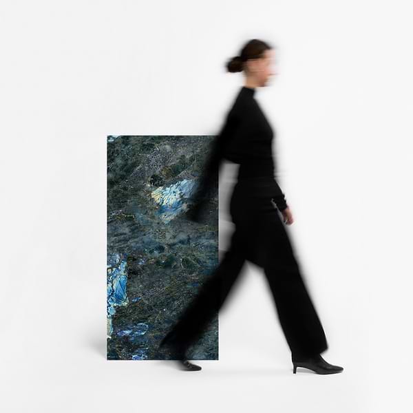 Jewel Onyx Labradorite Blue 24x48 Polished Porcelain Tile
