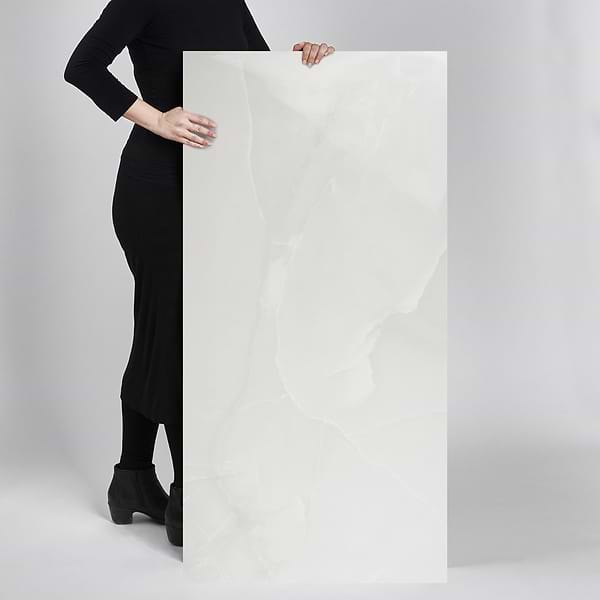 DreamStone Aztec Onyx Bianco 24x48 Polished Porcelain Tile