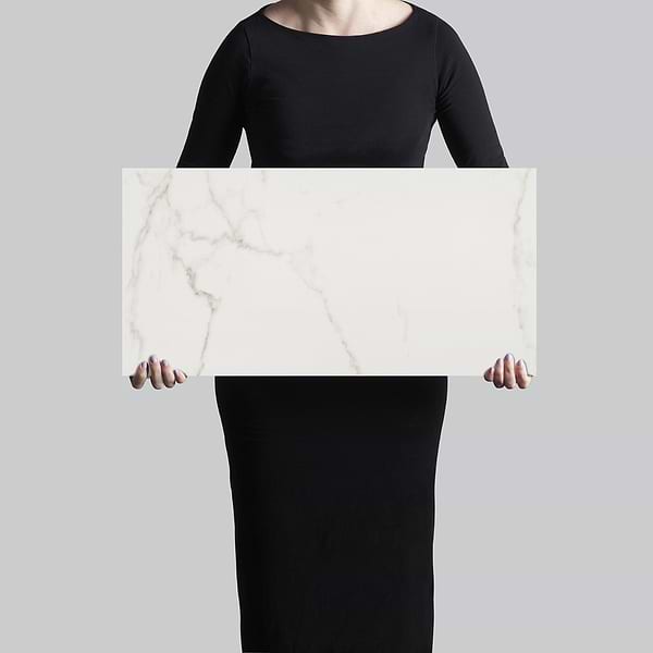 DreamStone Statuario Venato 12x24 Polished Porcelain Tile