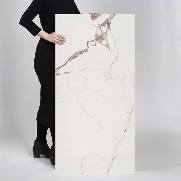 DreamStone Statuario Venato 24x48 Polished Porcelain Tile