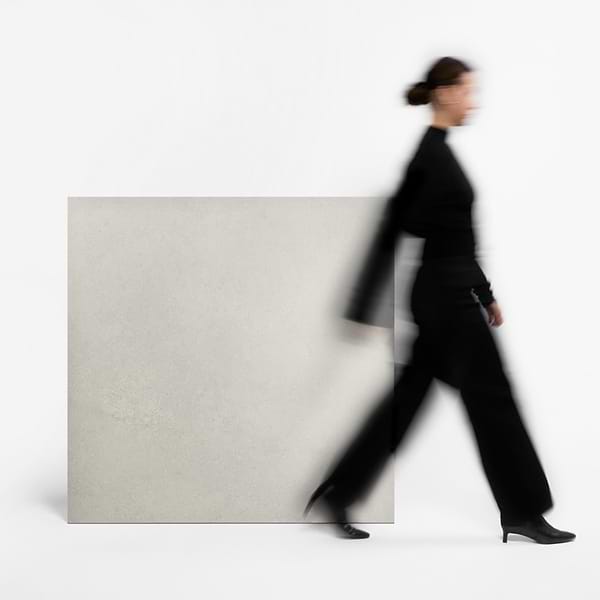 New Rock Perla White 48x48 Limestone Look Matte Porcelain Tile