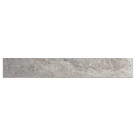 Thor Fossil Gray 3x24 Matte Porcelain Bullnose