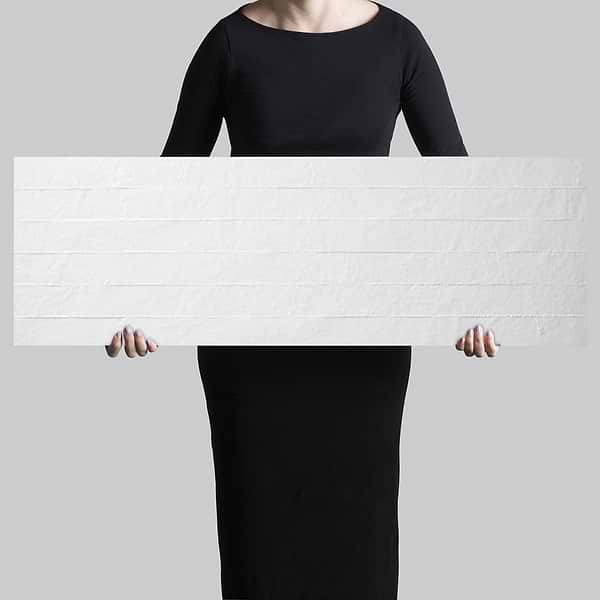 Angela Harris Walsh Tobruk Snow White 12x36 Matte Ceramic Tile