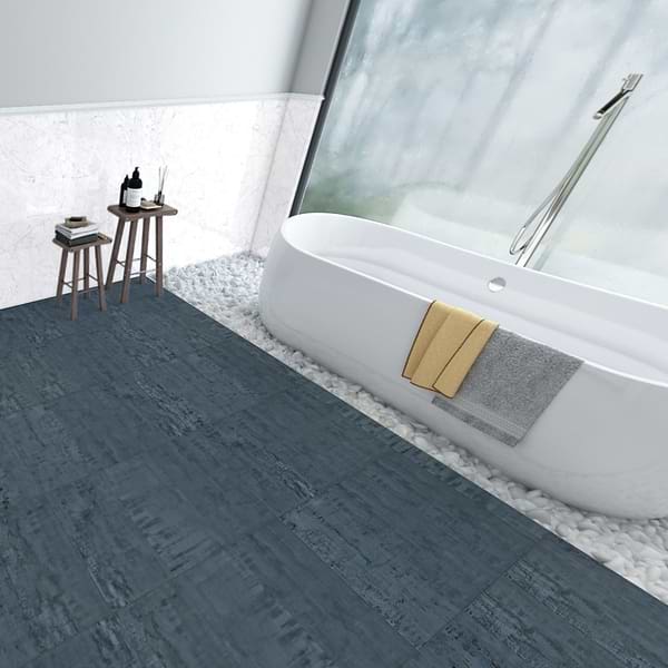 Angela Harris Inspira Oxide Metallic Blue 12x24 Matte Porcelain Tile