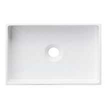 Jeker Cotton White 21" Concrete Rectangle Floating Sink by mudd.concrete