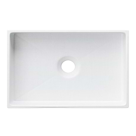 Jeker Cotton White 21" Concrete Rectangle Floating Sink by mudd.concrete