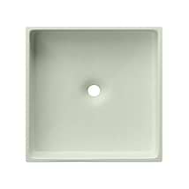 Yarra Thyme Green 16" Concrete Square Floating Sink by mudd.concrete