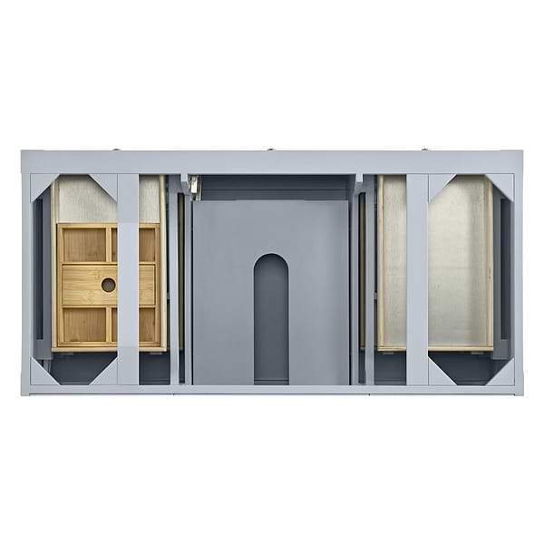 James Martin Vanities Breckenridge Serenity Blue 48" Single Vanity with Carrara Marble Top