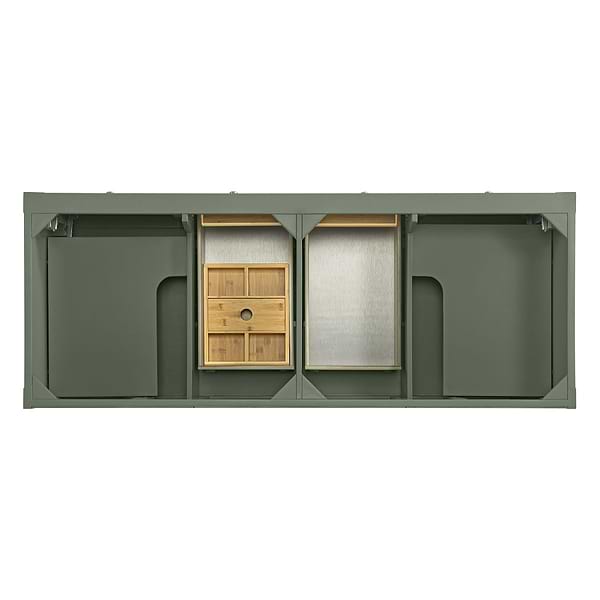 James Martin Vanities Breckenridge Smokey Celadon 60" Double Vanity without Top