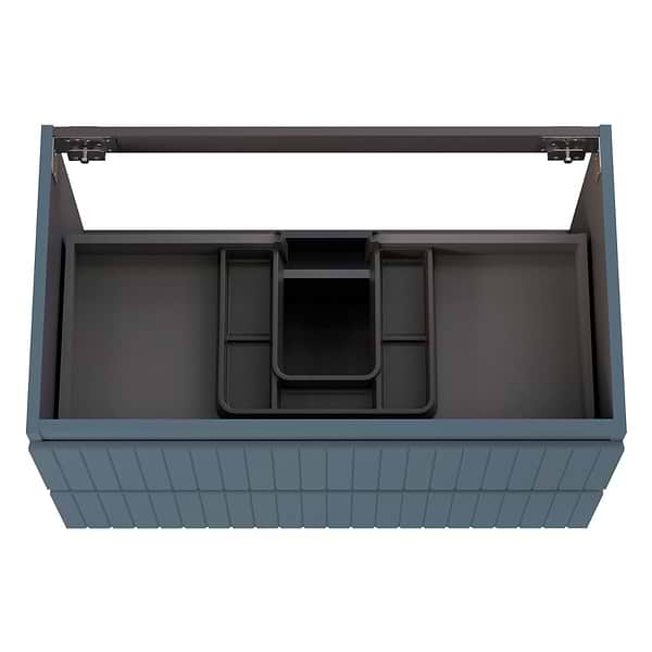 Prima Denim Blue 36" Single Vanity without Top
