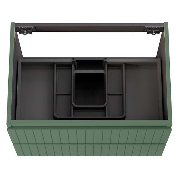 Prima Forest Green 30" Single Vanity without Top