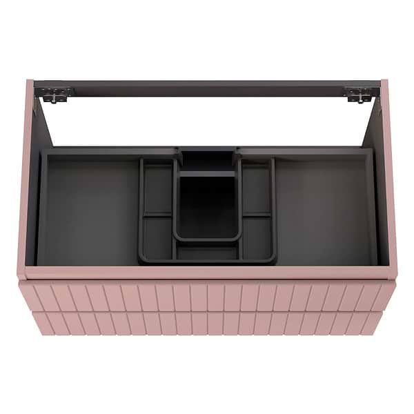 Prima Rose Pink 36" Single Vanity without Top