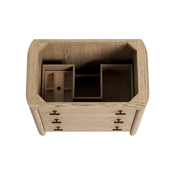 TileBar Studio Vanities Callum Natural Ash 36" Single Vanity without Top