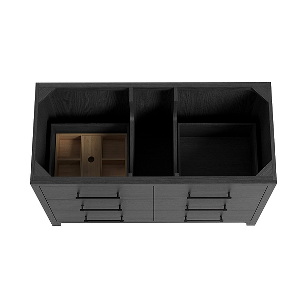 TileBar Studio Vanities Edison Ebony Oak 48" Single Vanity without Top