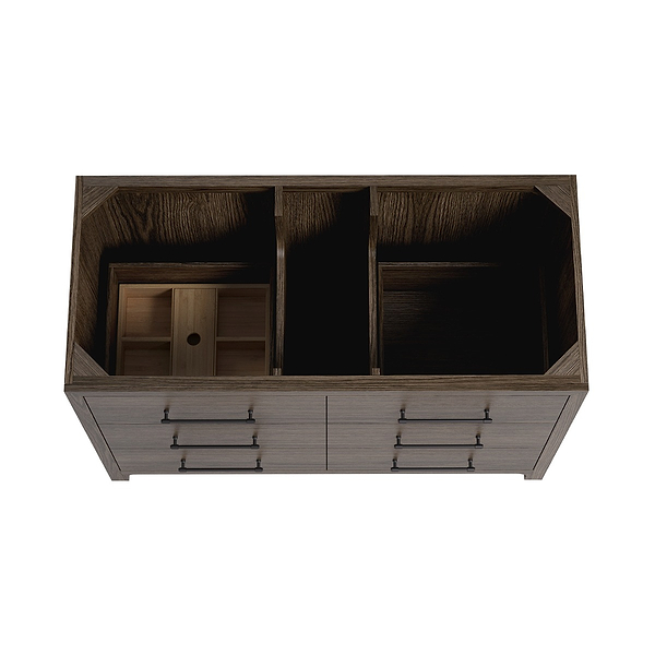 TileBar Studio Vanities Edison Espresso Oak 48" Single Vanity without Top