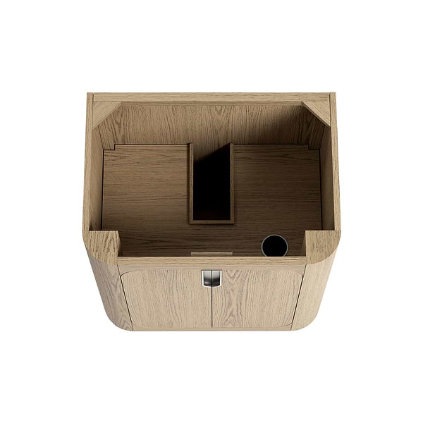 Corbin Medium Ash 30" Single Vanity without Top by TileBar Studio Vanities; image 5; in Style Ideas Contemporary, Modern, Transitional; released 2026; new, trends