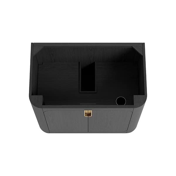 Corbin Ebony Oak 36" Single Vanity without Top by TileBar Studio Vanities; image 5; in Style Ideas Contemporary, Modern, Transitional; released 2026; new, trends