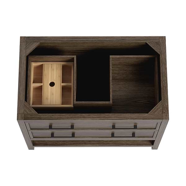 TileBar Studio Vanities Rowan Espresso Oak 36" Single Vanity without Top