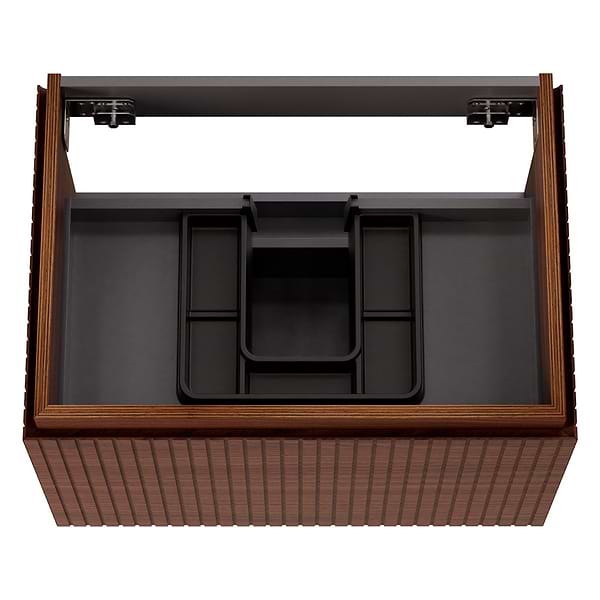 Melrose Walnut 30" Single Vanity without Top