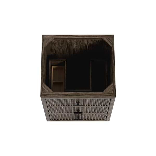 Rhett Espresso Oak 24" Single Vanity without Top by TileBar Studio Vanities; image 4; in Style Ideas Classic, Modern, Transitional; released 2026; new, trends
