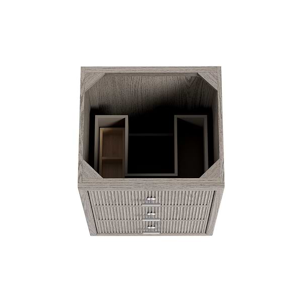 Rhett Steel Oak 24" Single Vanity without Top by TileBar Studio Vanities; image 4; in Style Ideas Classic, Modern, Transitional; released 2026; new, trends