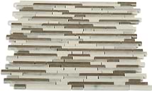 Torpedo Alaskan Blend Marble Polished Mosaic Tile