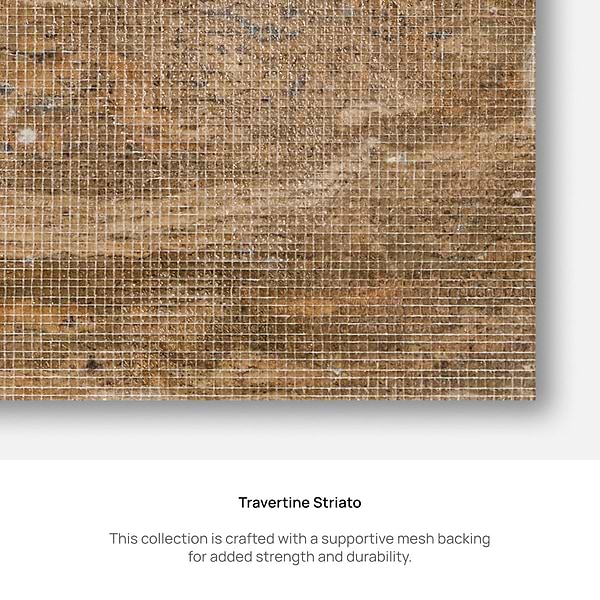 Travertine Striato 18x36 Honed & Filled Travertine Tile