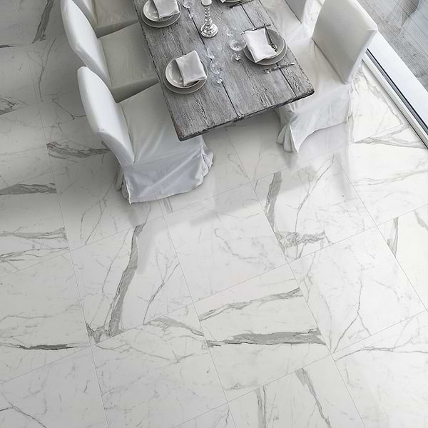 Versilia Statuario Polished 32x32 Porcelain Tile