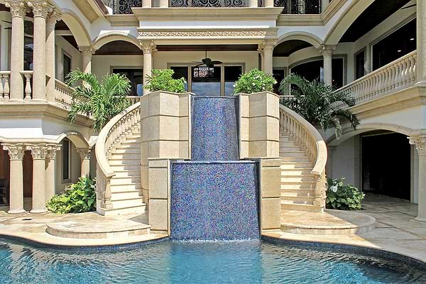 Celeste Bermuda Blue 1x1 Glass Polished Mosaic Tile