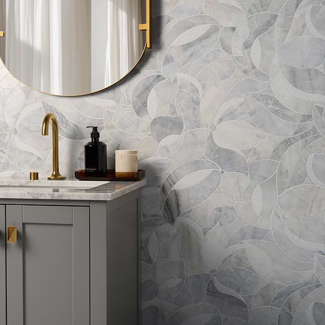 ELEGANT, ORNATE MARBLE