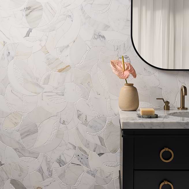 ELEGANT, ORNATE MARBLE