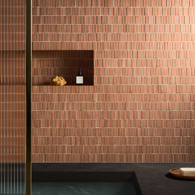 OLD-WORLD MATERIAL, MODERN STYLE