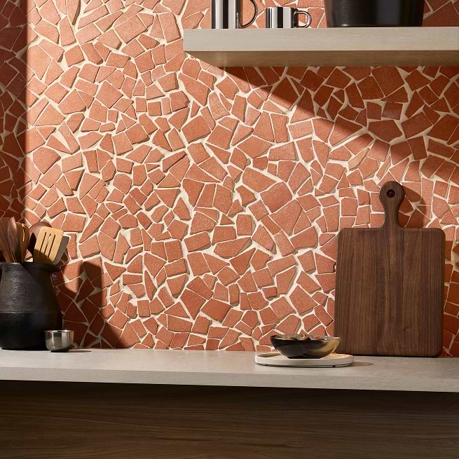 OLD-WORLD MATERIAL, MODERN STYLE